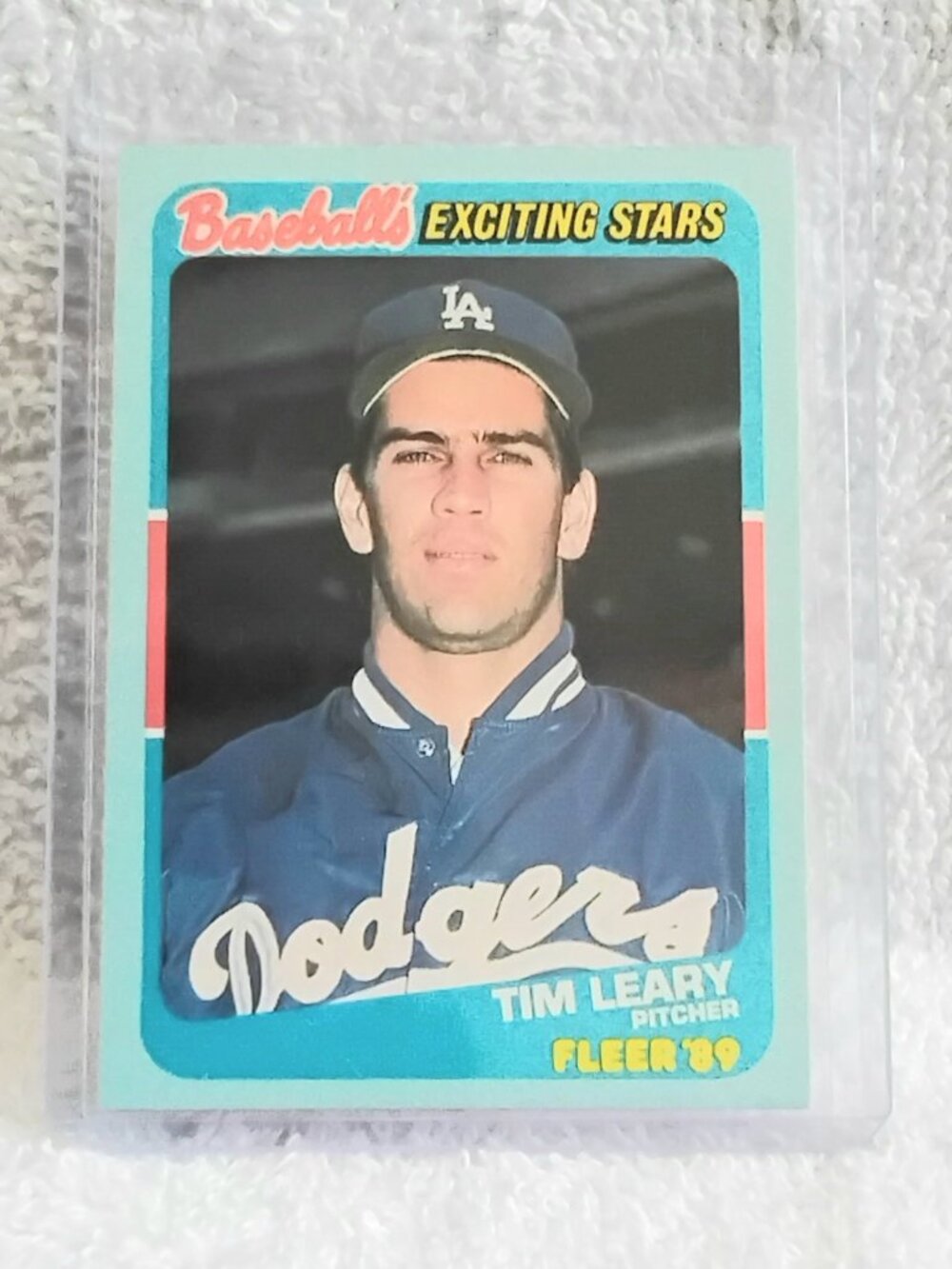 5/$20 Mint 1989 Fleer Tim Leary Baseball's Exciting Stars MLB Card 30!!